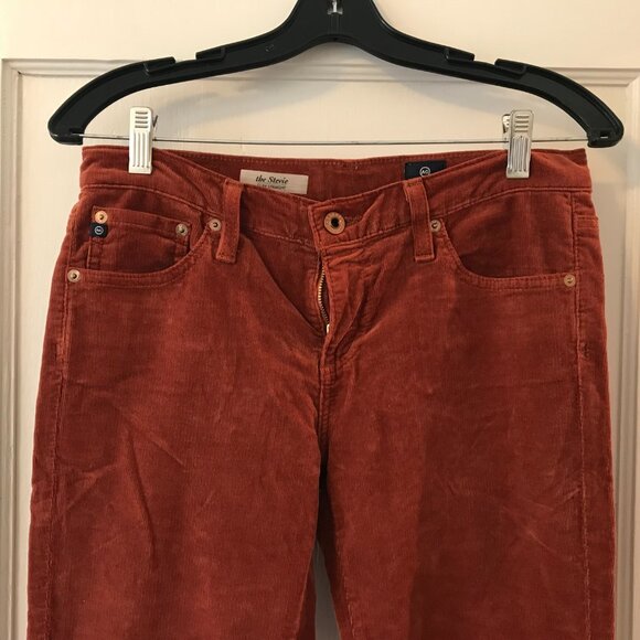 Anthropologie | AG Stevie Corduroy Pants in Burnt Orange - Picture 3 of 13